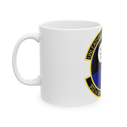 912th Aircraft Maintenance Squadron (U.S. Air Force) White Coffee Mug-The Sticker Space