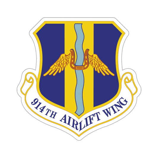 914th Airlift Wing (U.S. Air Force) STICKER Vinyl Die-Cut Decal-6 Inch-The Sticker Space