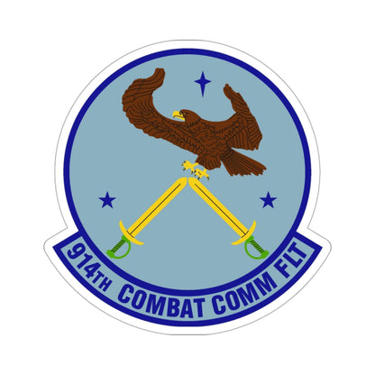 914th Combat Communications Flight (U.S. Air Force) STICKER Vinyl Die-Cut Decal-3 Inch-The Sticker Space