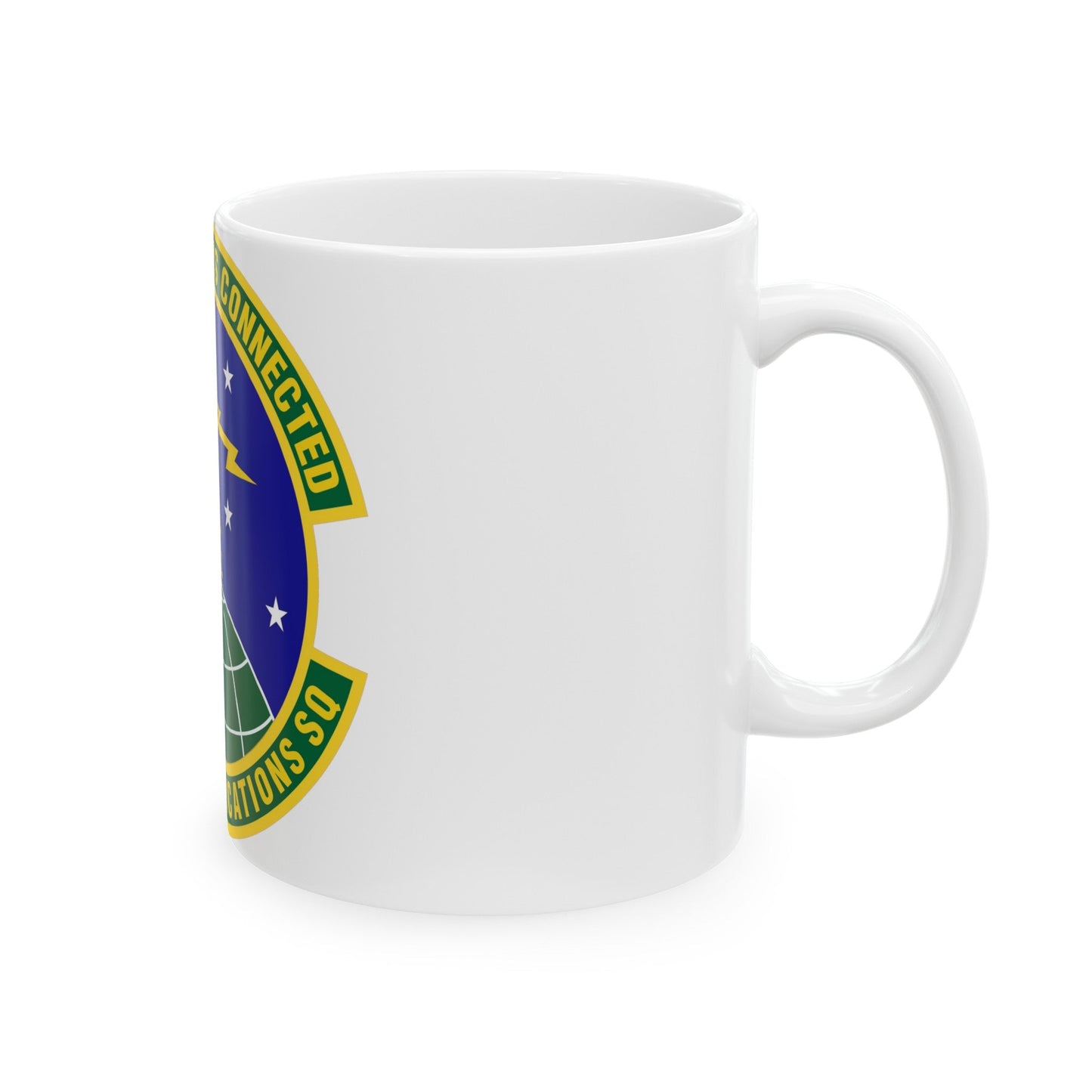 916th Communications Squadron (U.S. Air Force) White Coffee Mug-The Sticker Space