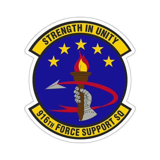 916th Force Support Squadron (U.S. Air Force) STICKER Vinyl Die-Cut Decal-6 Inch-The Sticker Space