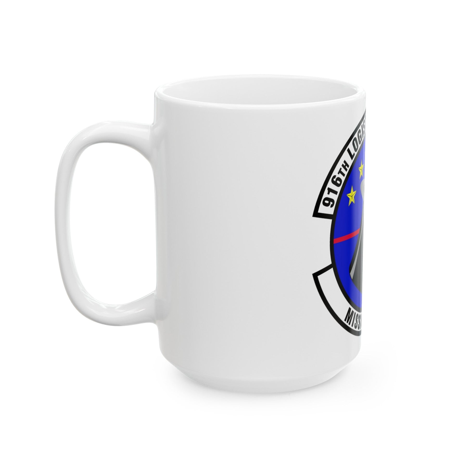 916th Logistics Support Squadron (U.S. Air Force) White Coffee Mug-The Sticker Space