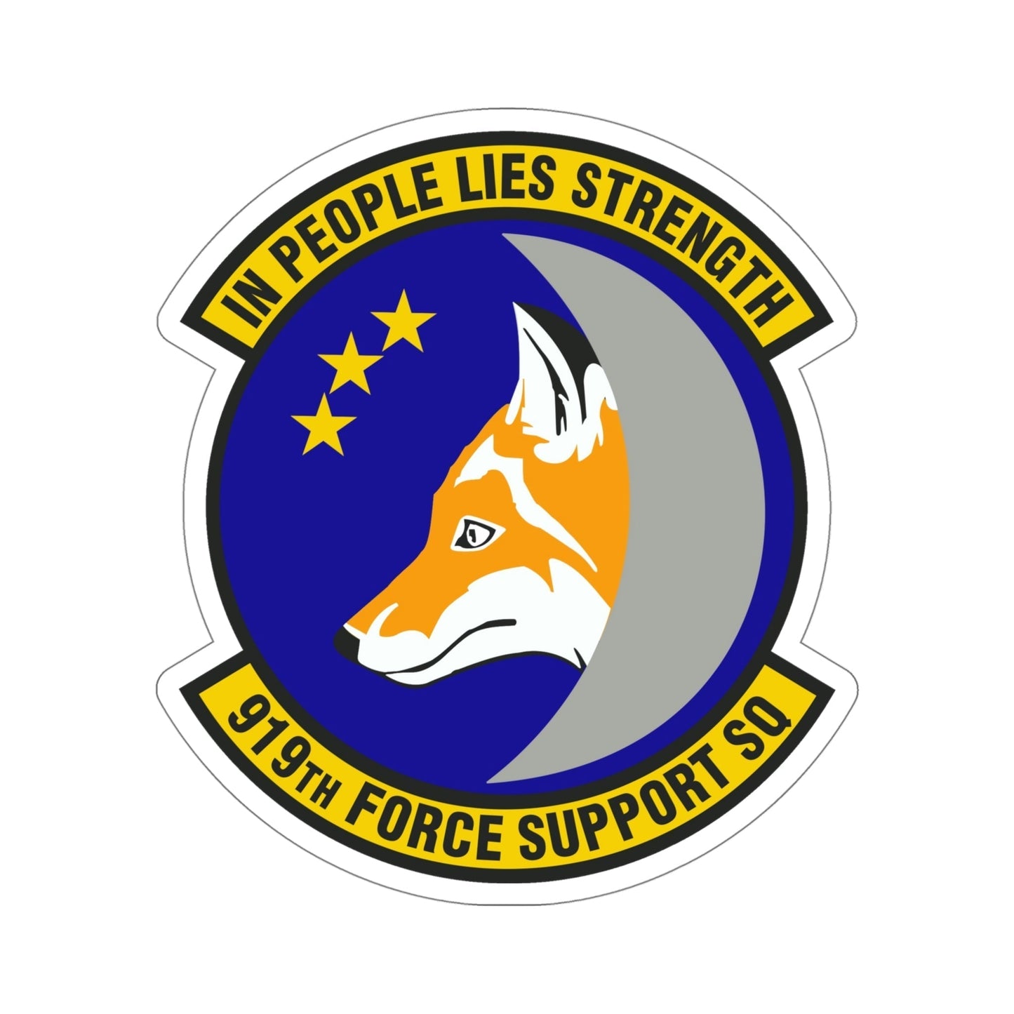 919th Force Support Squadron (U.S. Air Force) STICKER Vinyl Die-Cut Decal-5 Inch-The Sticker Space