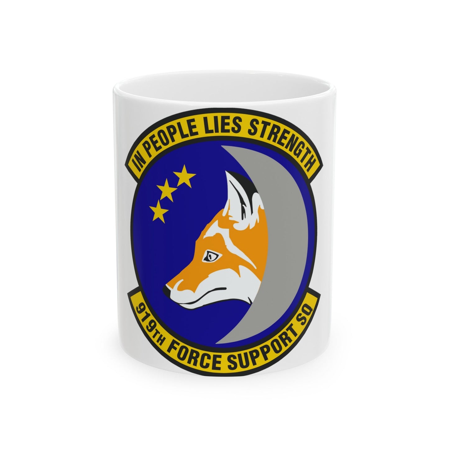 919th Force Support Squadron (U.S. Air Force) White Coffee Mug-11oz-The Sticker Space