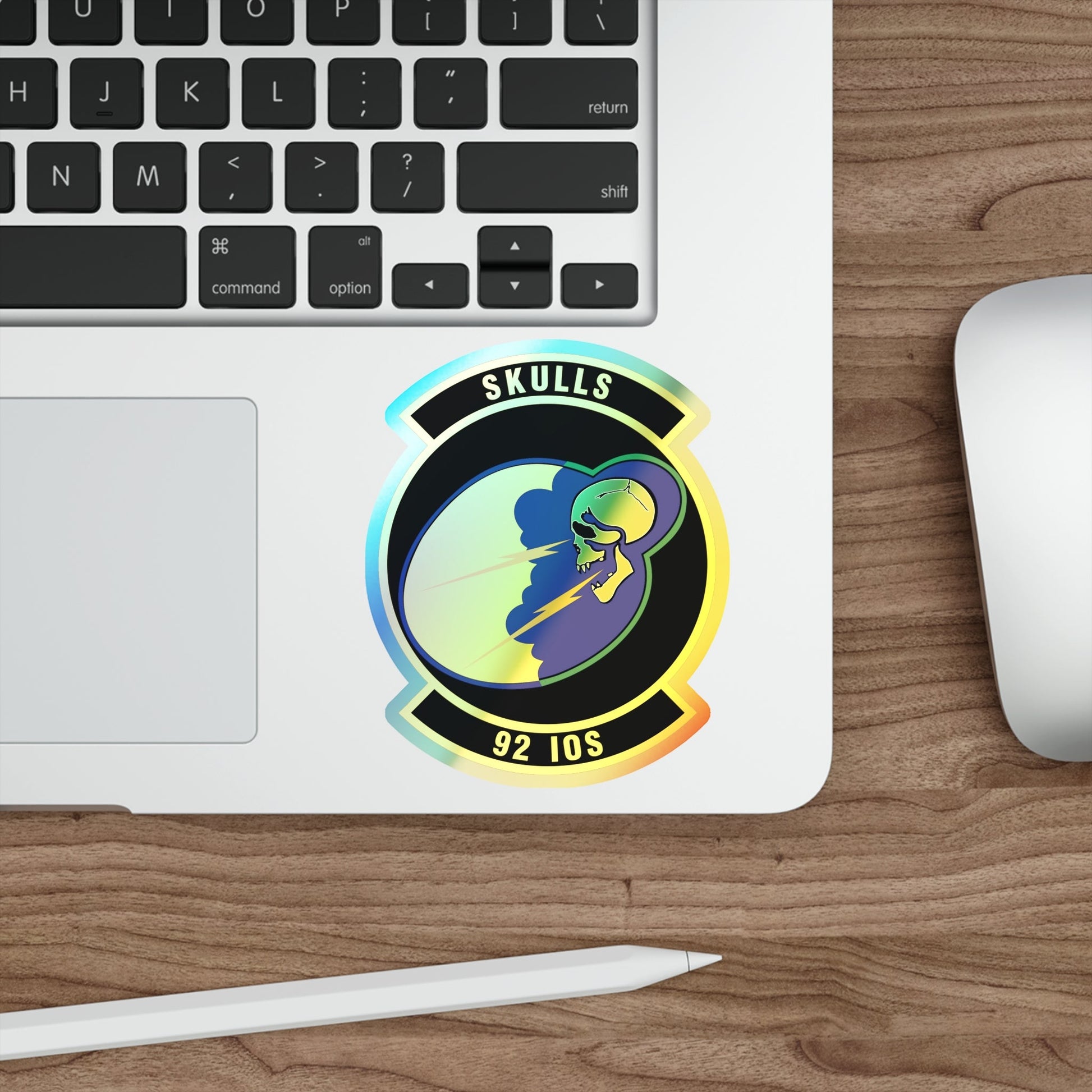 92 Information Operations Squadron ACC (U.S. Air Force) Holographic STICKER Die-Cut Vinyl Decal-The Sticker Space
