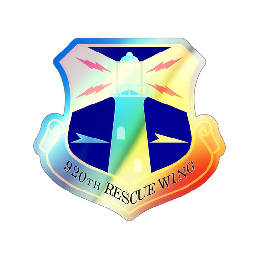 920th Rescue Wing (U.S. Air Force) Holographic STICKER Die-Cut Vinyl Decal-6 Inch-The Sticker Space