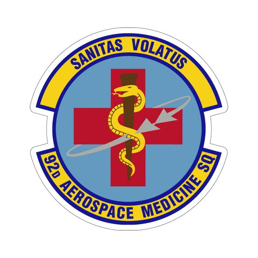 92d Aerospace Medicine Squadron (U.S. Air Force) STICKER Vinyl Die-Cut Decal-6 Inch-The Sticker Space