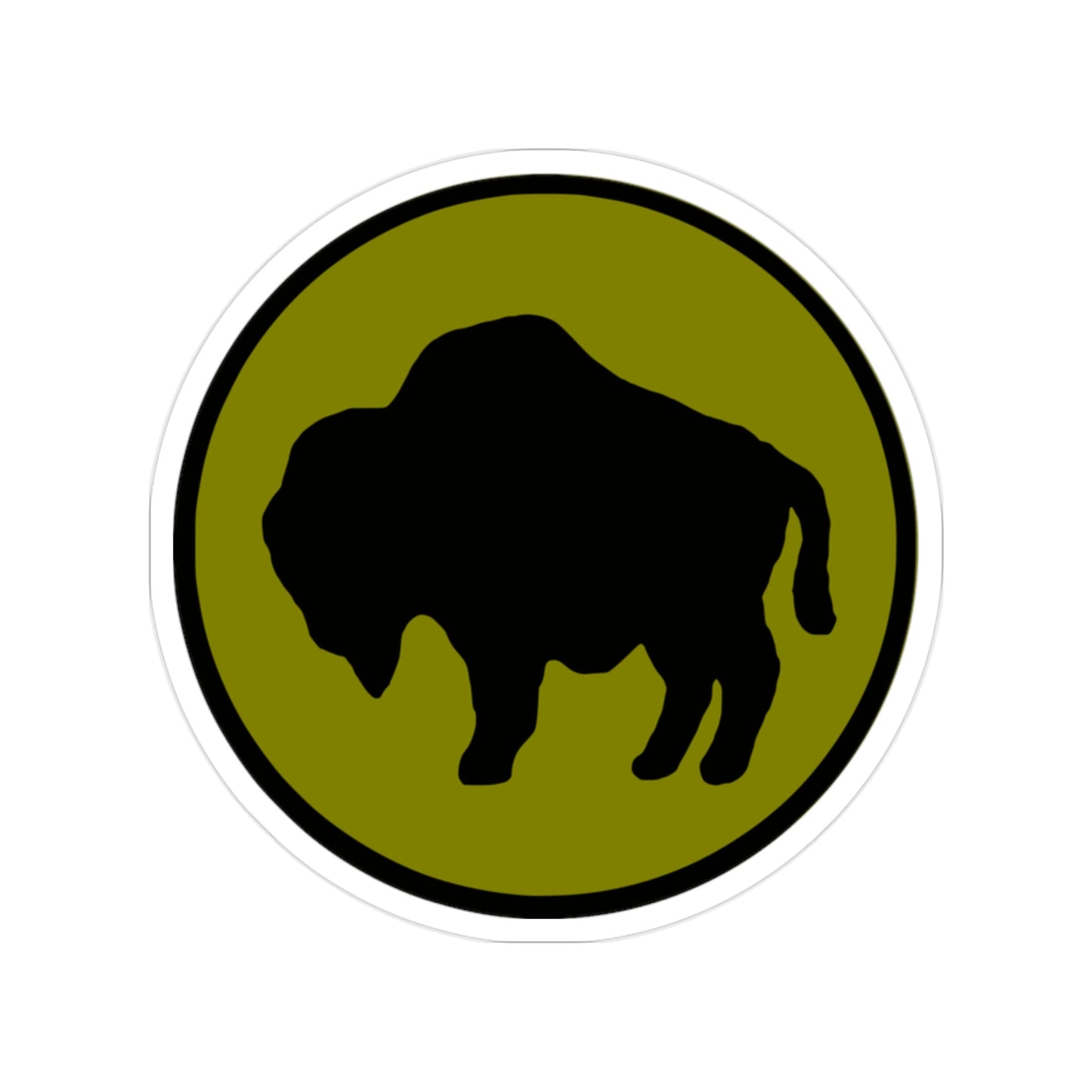 92nd Infantry Division (U.S. Army) Transparent STICKER Die-Cut Vinyl Decal-2 Inch-The Sticker Space