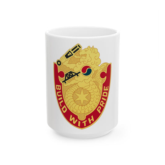 93 Engineer Battalion (U.S. Army) White Coffee Mug-15oz-The Sticker Space