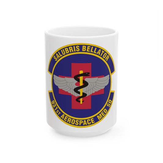 931 Aerospace Medicine Squadron AFRC (U.S. Air Force) White Coffee Mug-15oz-The Sticker Space