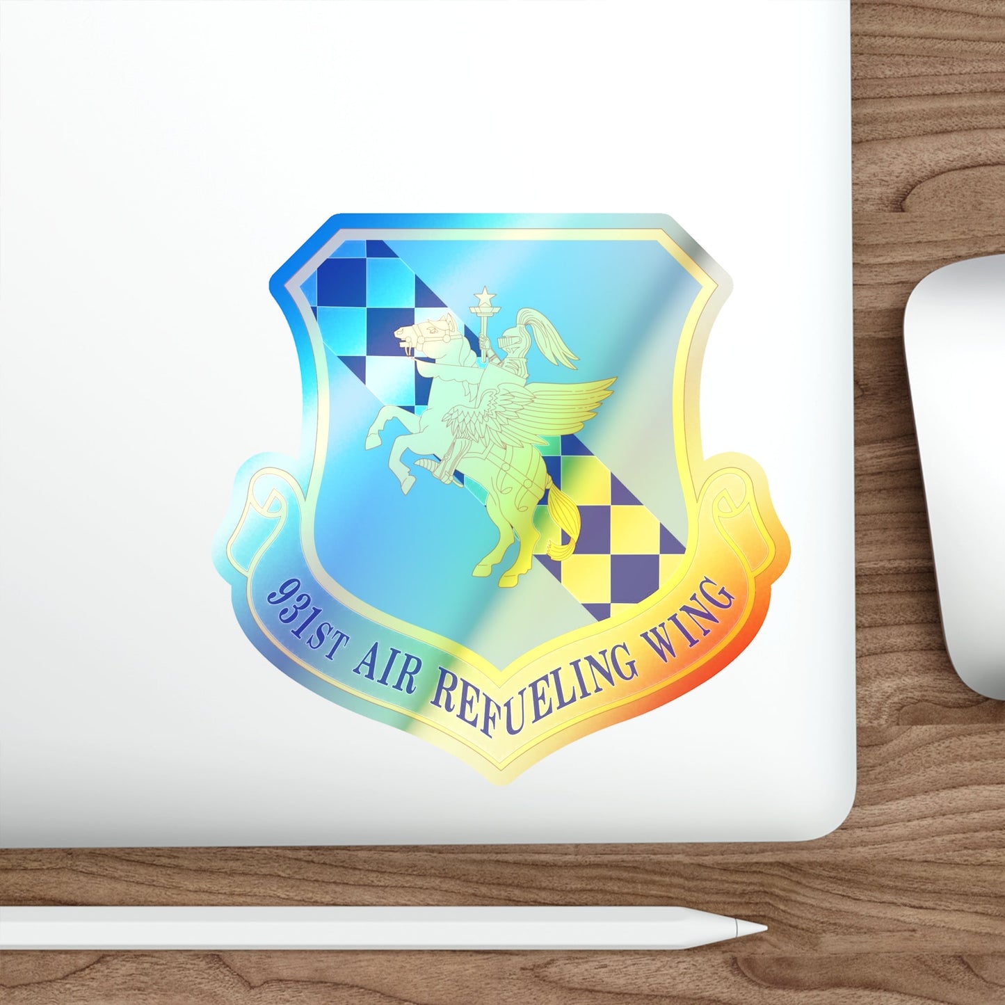 931 Air Refueling Wing AFRC (U.S. Air Force) Holographic STICKER Die-Cut Vinyl Decal-The Sticker Space