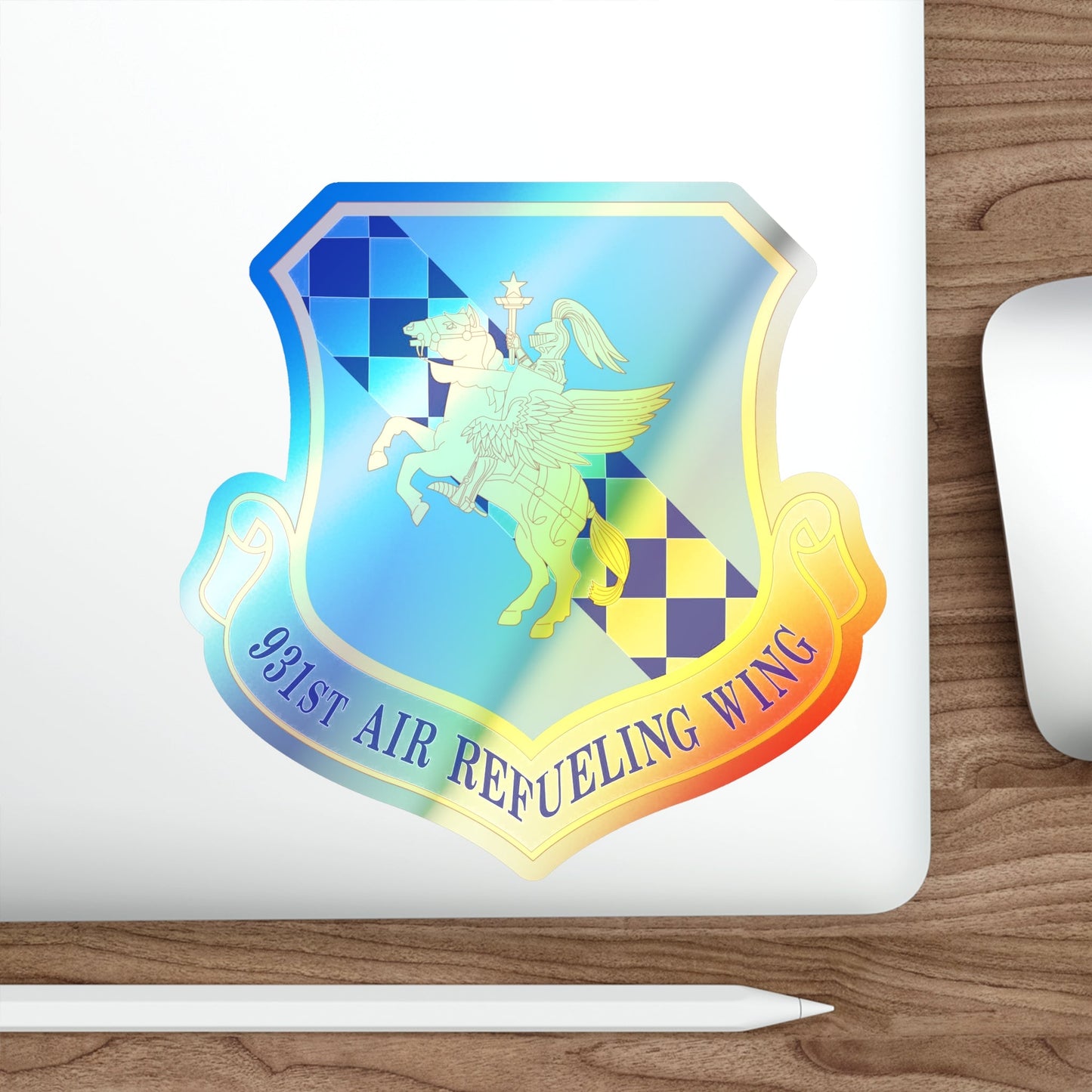 931 Air Refueling Wing AFRC (U.S. Air Force) Holographic STICKER Die-Cut Vinyl Decal-The Sticker Space