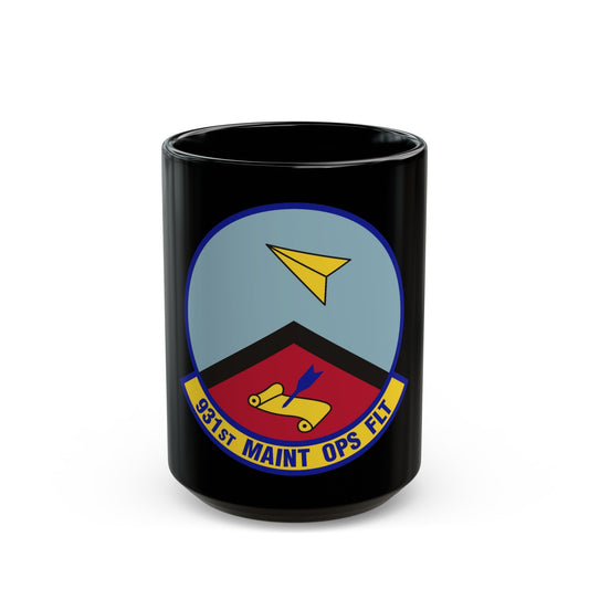 931st Maintenance Operations Flight (U.S. Air Force) Black Coffee Mug-15oz-The Sticker Space