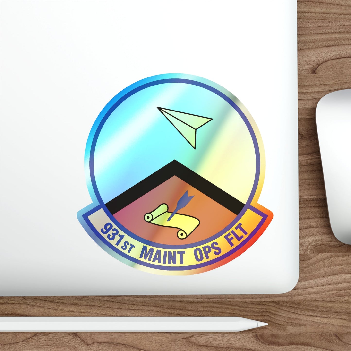 931st Maintenance Operations Flight (U.S. Air Force) Holographic STICKER Die-Cut Vinyl Decal-The Sticker Space