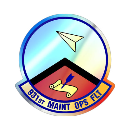 931st Maintenance Operations Flight (U.S. Air Force) Holographic STICKER Die-Cut Vinyl Decal-2 Inch-The Sticker Space