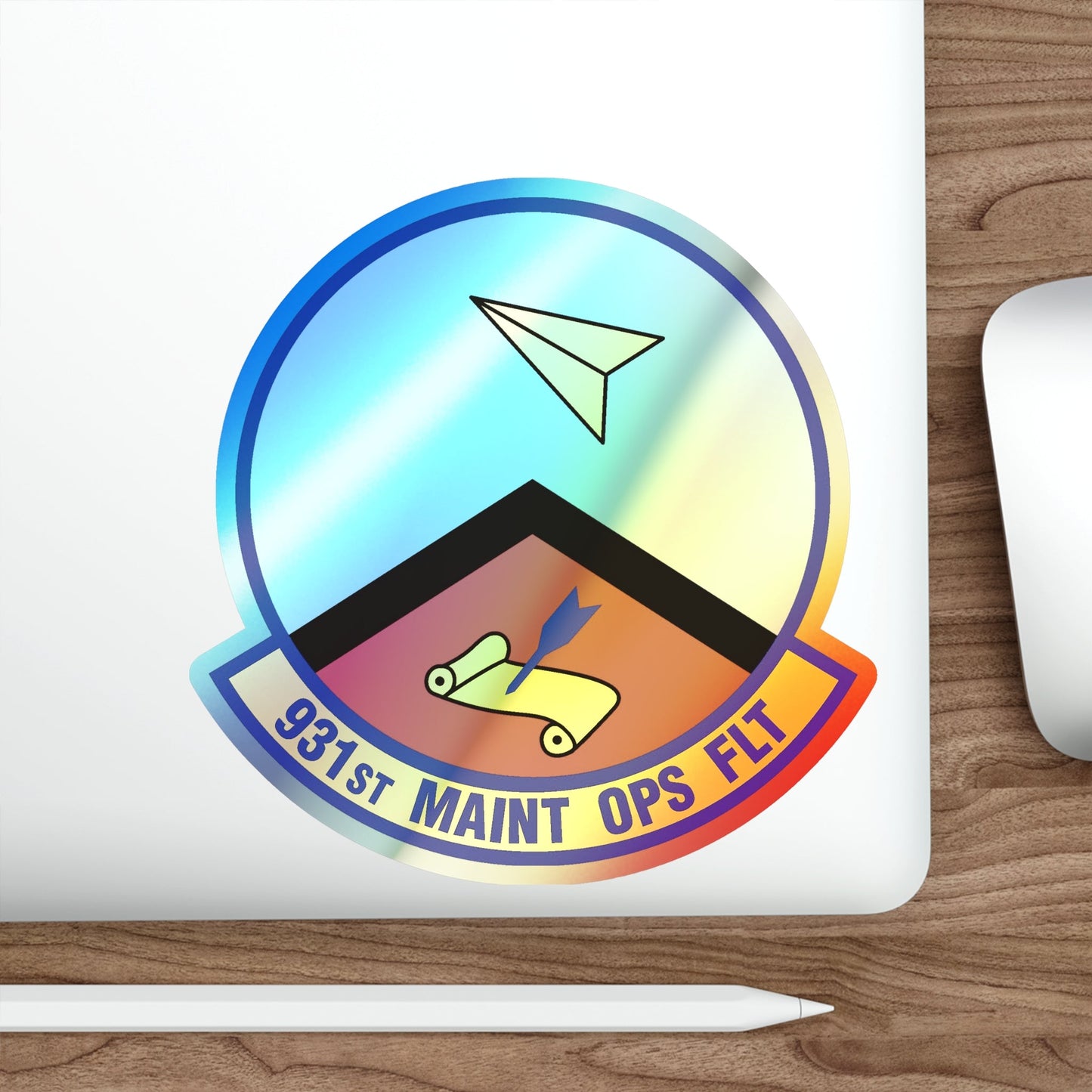 931st Maintenance Operations Flight (U.S. Air Force) Holographic STICKER Die-Cut Vinyl Decal-The Sticker Space