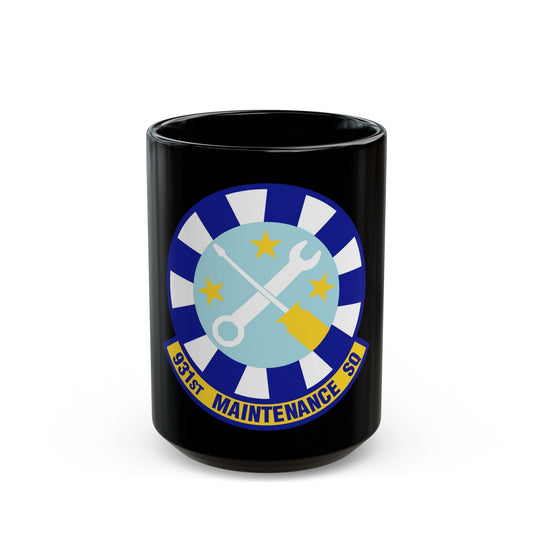 931st Maintenance Squadron (U.S. Air Force) Black Coffee Mug-15oz-The Sticker Space