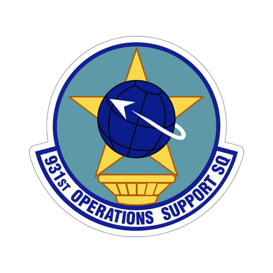 931st Operations Support Squadron (U.S. Air Force) STICKER Vinyl Die-Cut Decal-6 Inch-The Sticker Space