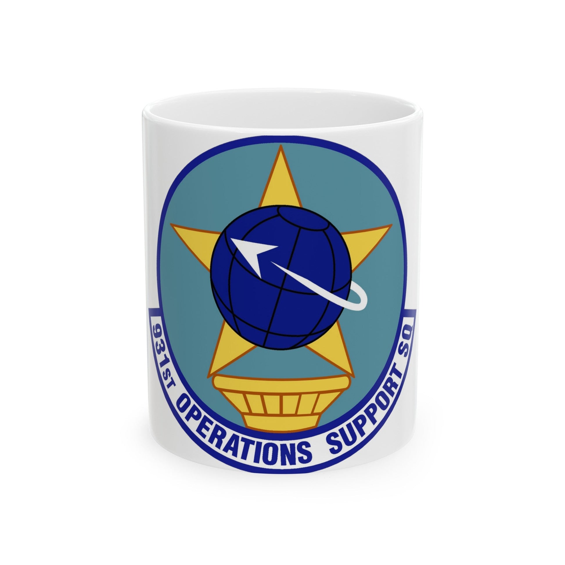 931st Operations Support Squadron (U.S. Air Force) White Coffee Mug-11oz-The Sticker Space