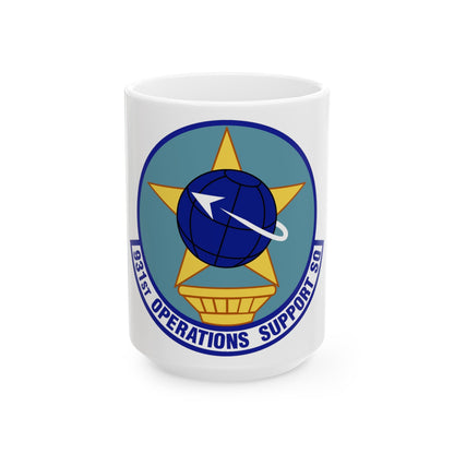 931st Operations Support Squadron (U.S. Air Force) White Coffee Mug-15oz-The Sticker Space