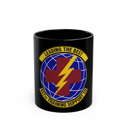 937th Training Support Squadron (U.S. Air Force) Black Coffee Mug-11oz-The Sticker Space
