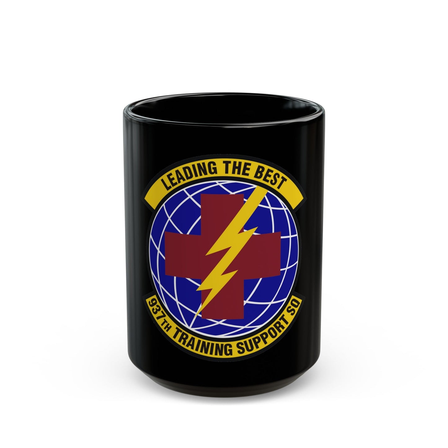 937th Training Support Squadron (U.S. Air Force) Black Coffee Mug-15oz-The Sticker Space