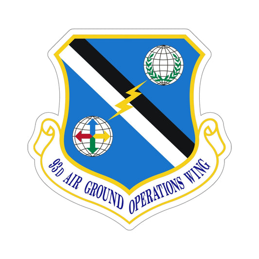 93d Air Ground Operations Wing Emblem (U.S. Air Force) STICKER Vinyl Die-Cut Decal-6 Inch-The Sticker Space