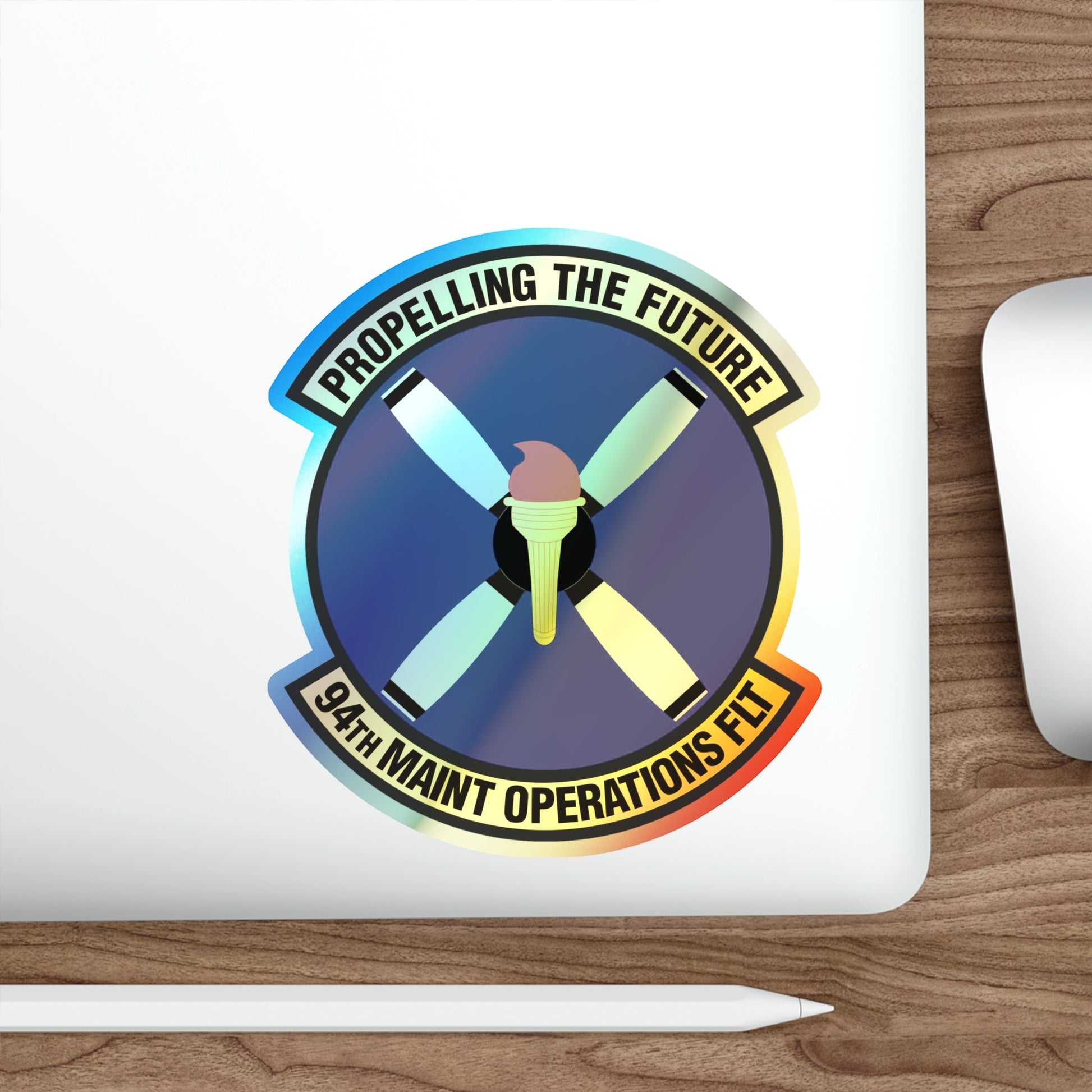 94th Maintenance Operations Flight (U.S. Air Force) Holographic STICKER Die-Cut Vinyl Decal-The Sticker Space