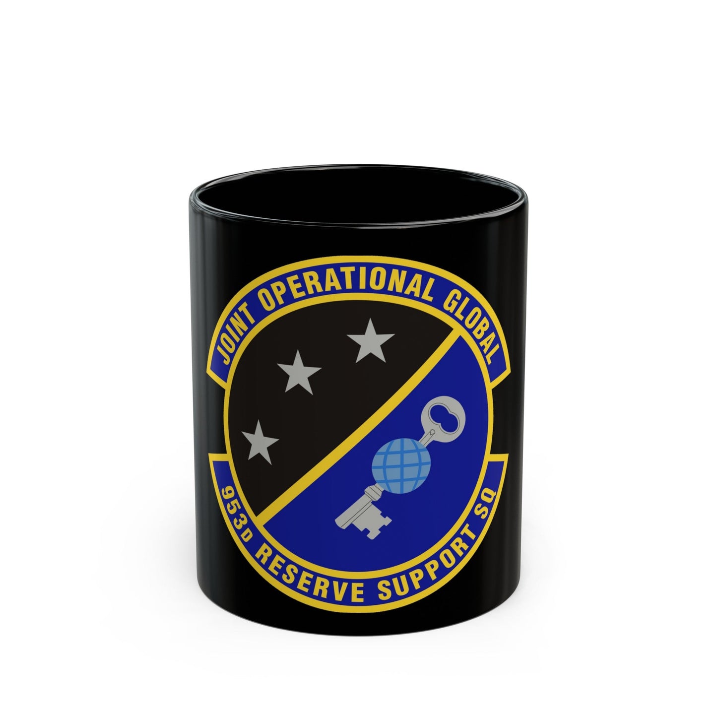 953d Reserve Support Squadron (U.S. Air Force) Black Coffee Mug-11oz-The Sticker Space