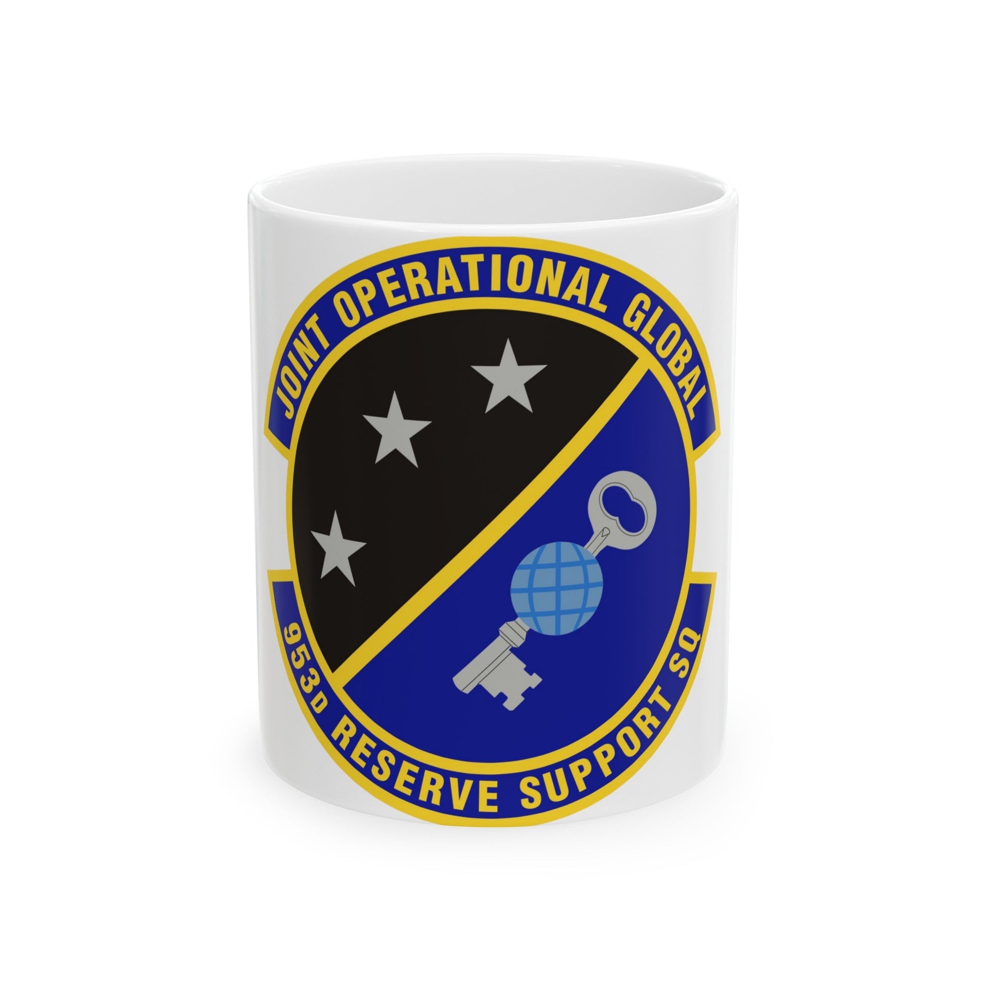 953d Reserve Support Squadron (U.S. Air Force) White Coffee Mug-11oz-The Sticker Space