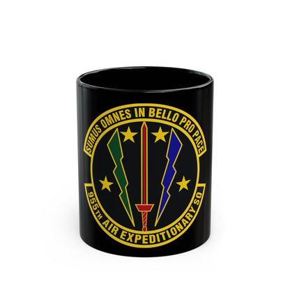 955th Air Expeditionary Squadron (U.S. Air Force) Black Coffee Mug-11oz-The Sticker Space