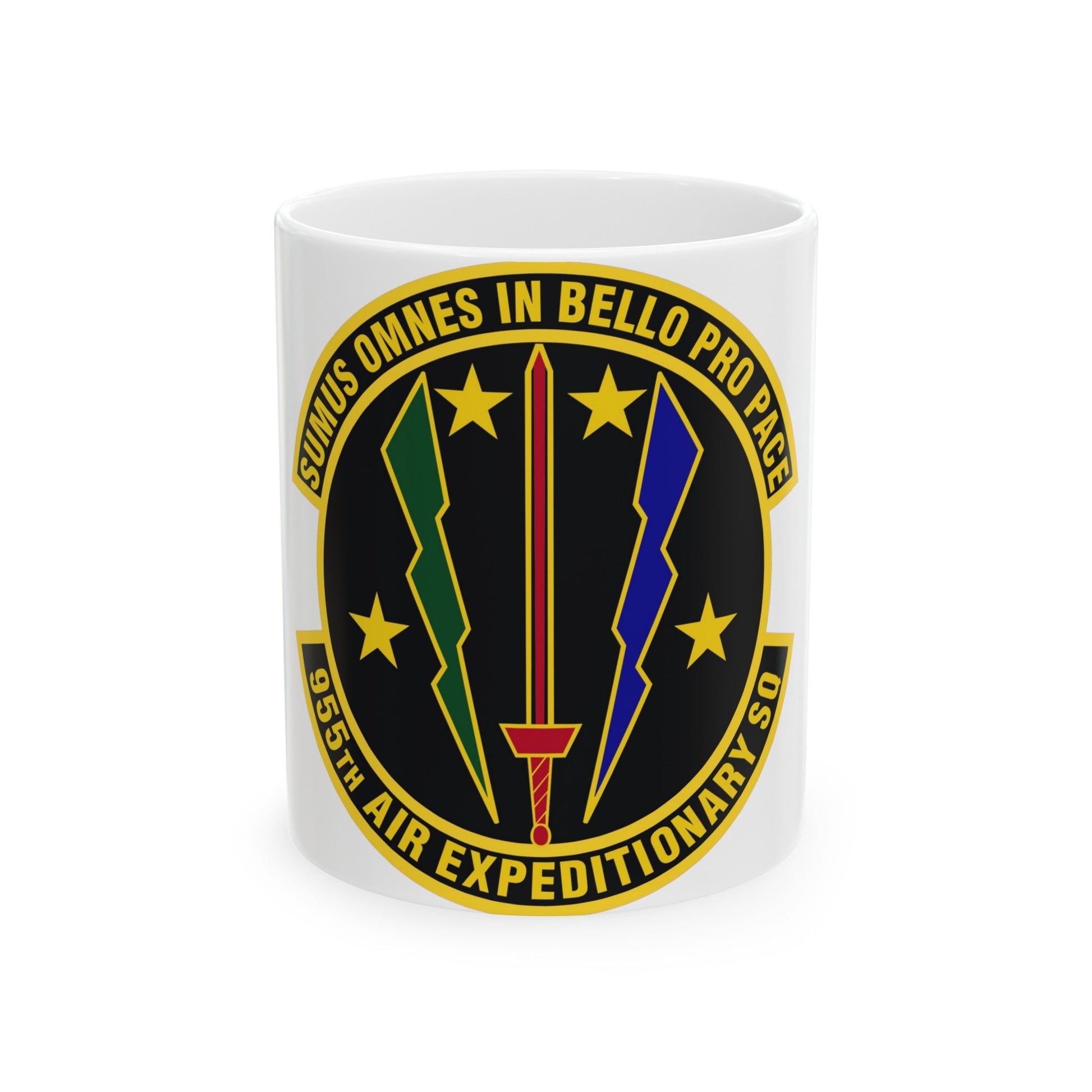 955th Air Expeditionary Squadron (U.S. Air Force) White Coffee Mug-11oz-The Sticker Space