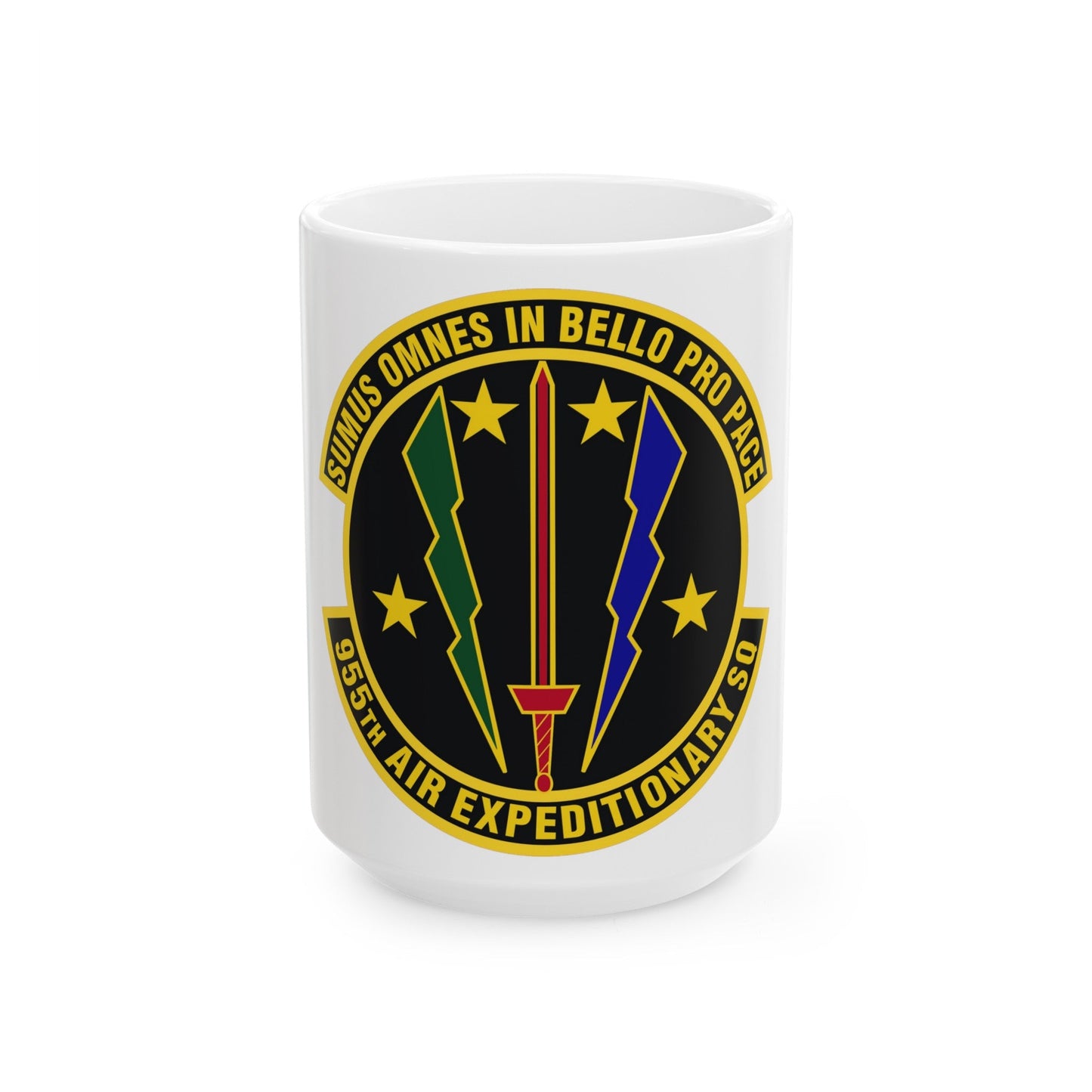 955th Air Expeditionary Squadron (U.S. Air Force) White Coffee Mug-15oz-The Sticker Space