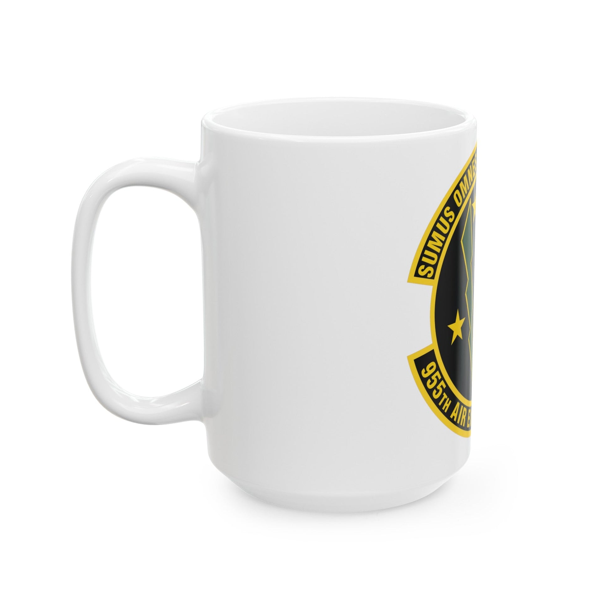 955th Air Expeditionary Squadron (U.S. Air Force) White Coffee Mug-The Sticker Space