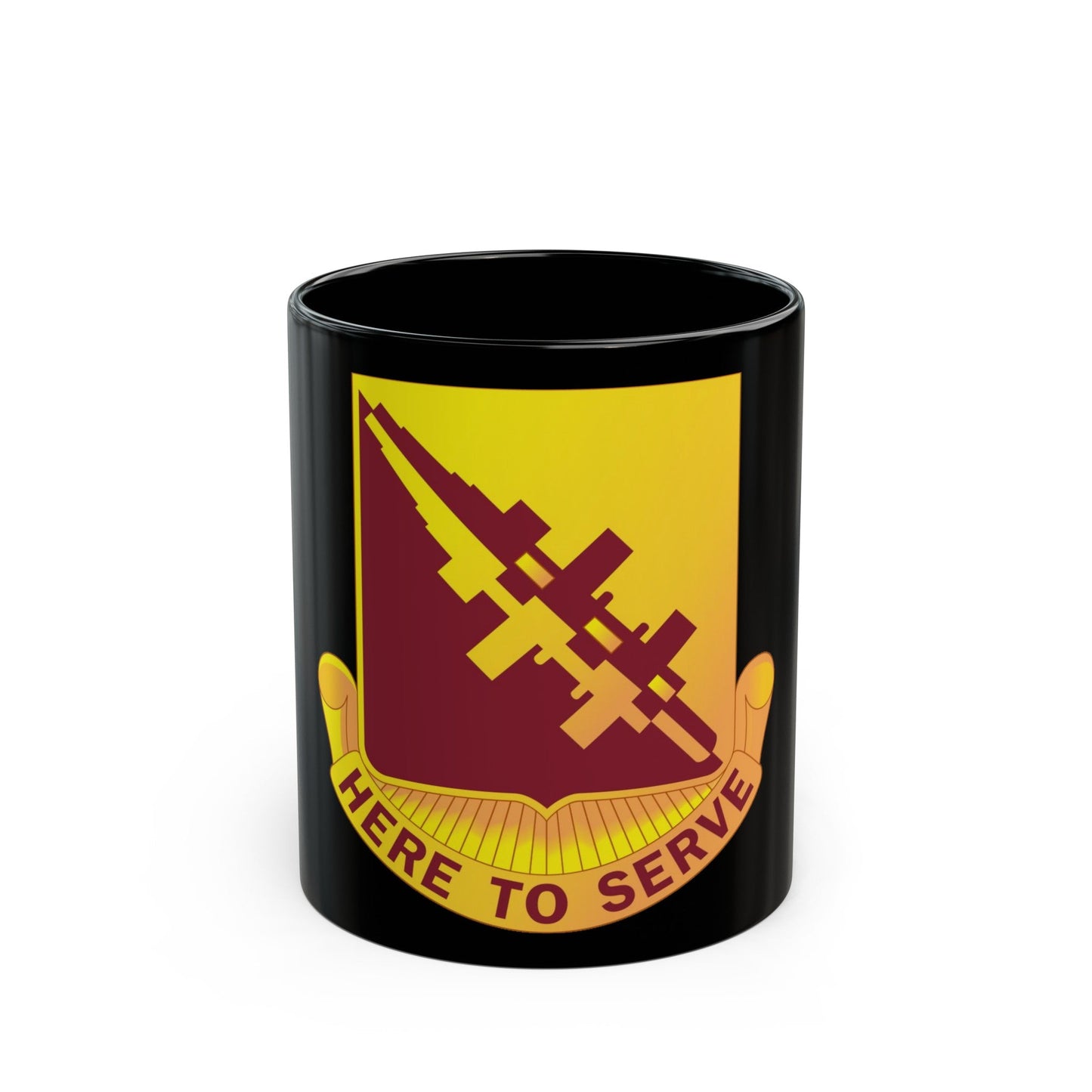 96 Transportation Battalion (U.S. Army) Black Coffee Mug-11oz-The Sticker Space
