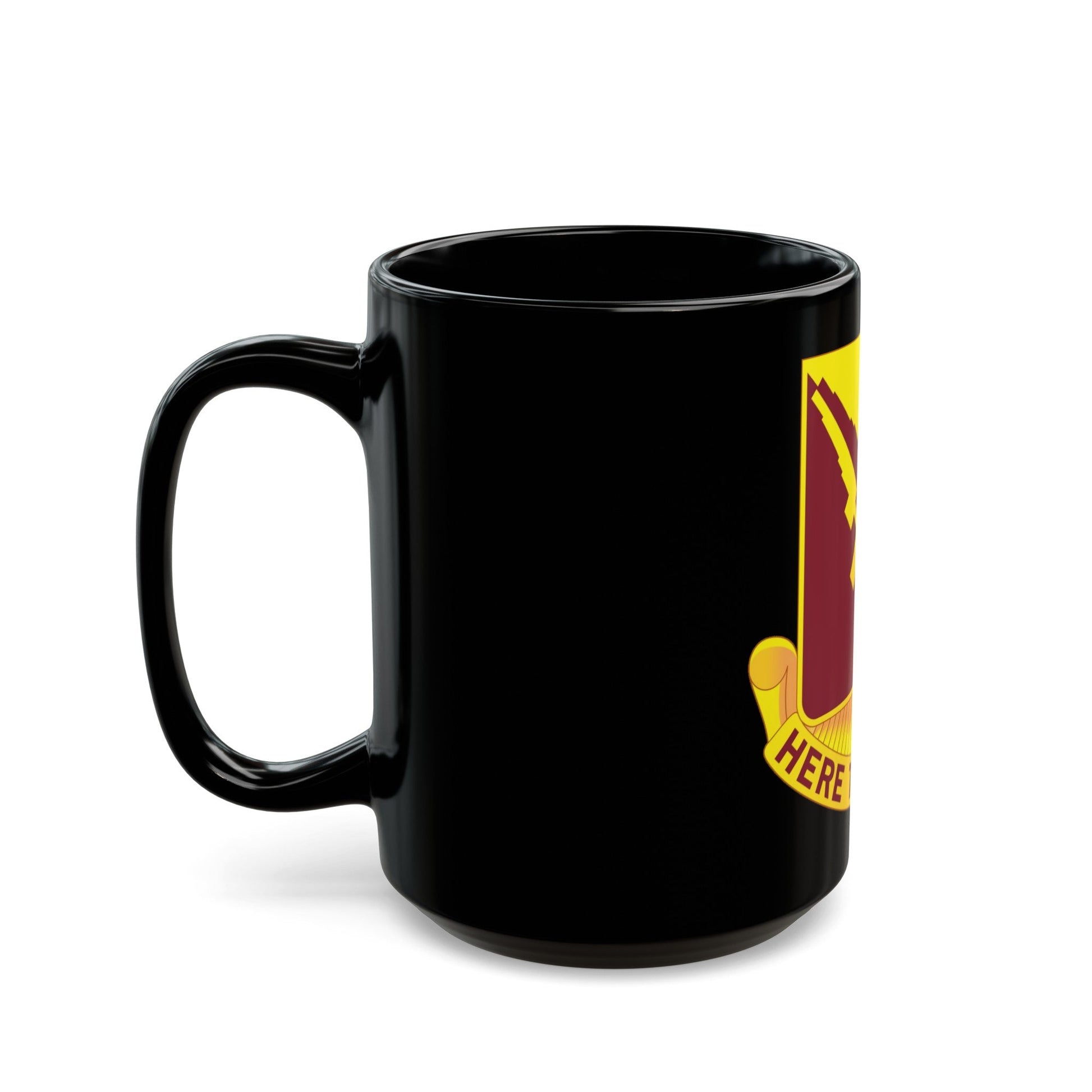 96 Transportation Battalion (U.S. Army) Black Coffee Mug-The Sticker Space