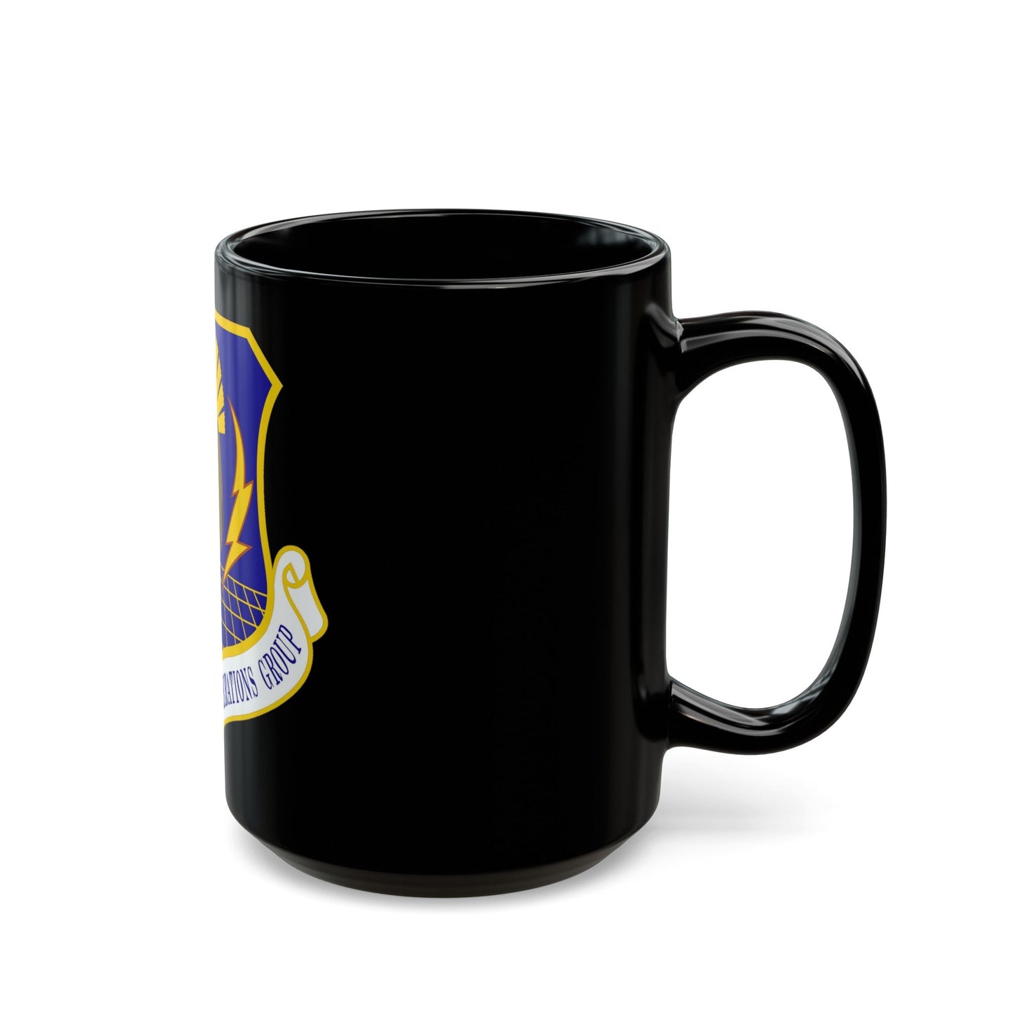 960th Cyberspace Operations Group (U.S. Air Force) Black Coffee Mug-The Sticker Space