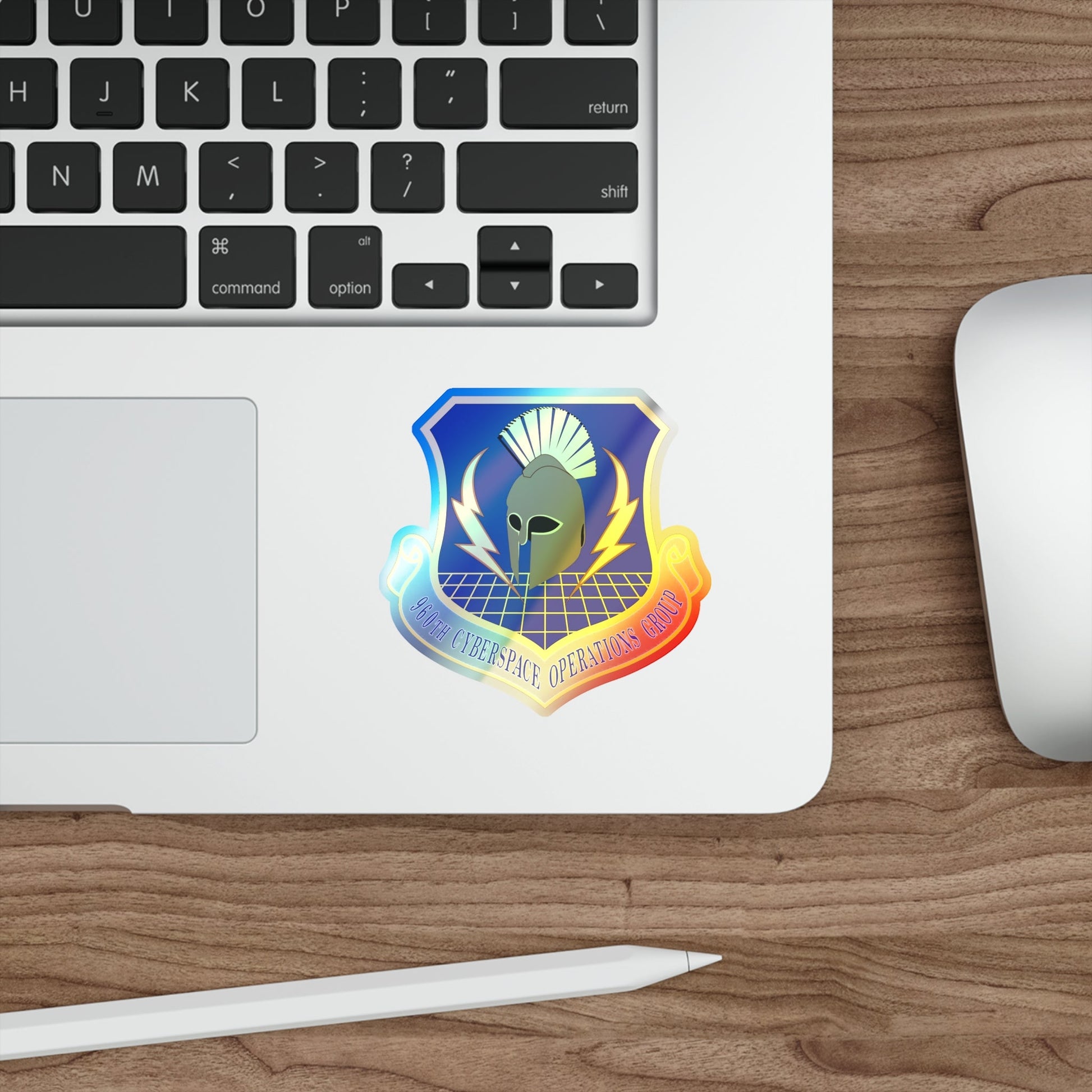 960th Cyberspace Operations Group (U.S. Air Force) Holographic STICKER Die-Cut Vinyl Decal-The Sticker Space