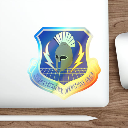 960th Cyberspace Operations Group (U.S. Air Force) Holographic STICKER Die-Cut Vinyl Decal-The Sticker Space