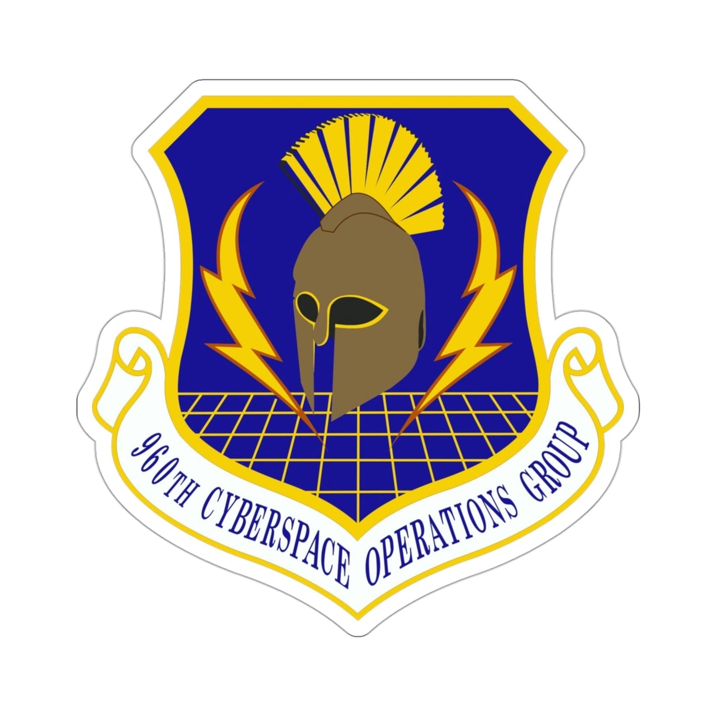 960th Cyberspace Operations Group (U.S. Air Force) STICKER Vinyl Die-Cut Decal-3 Inch-The Sticker Space