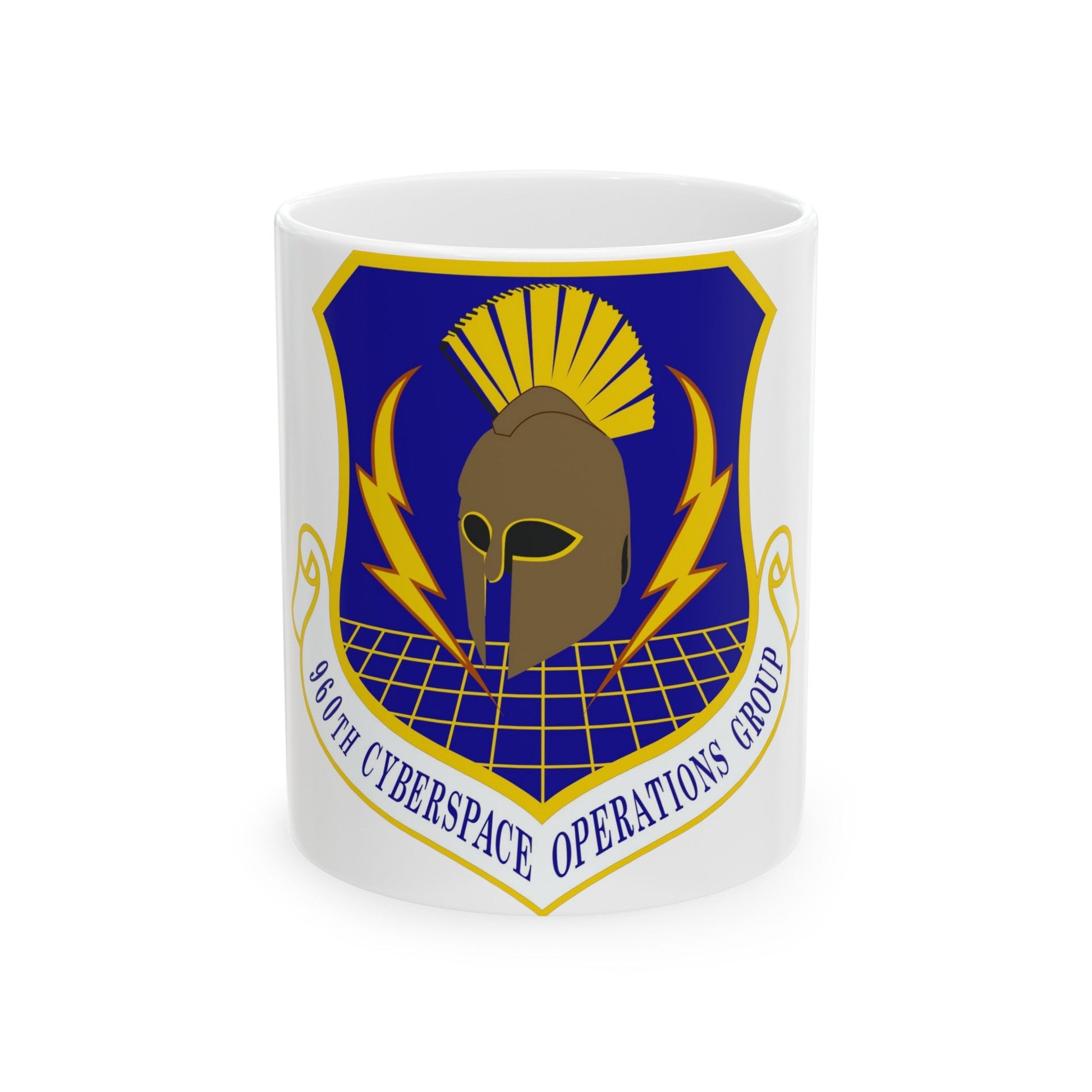 960th Cyberspace Operations Group (U.S. Air Force) White Coffee Mug-11oz-The Sticker Space