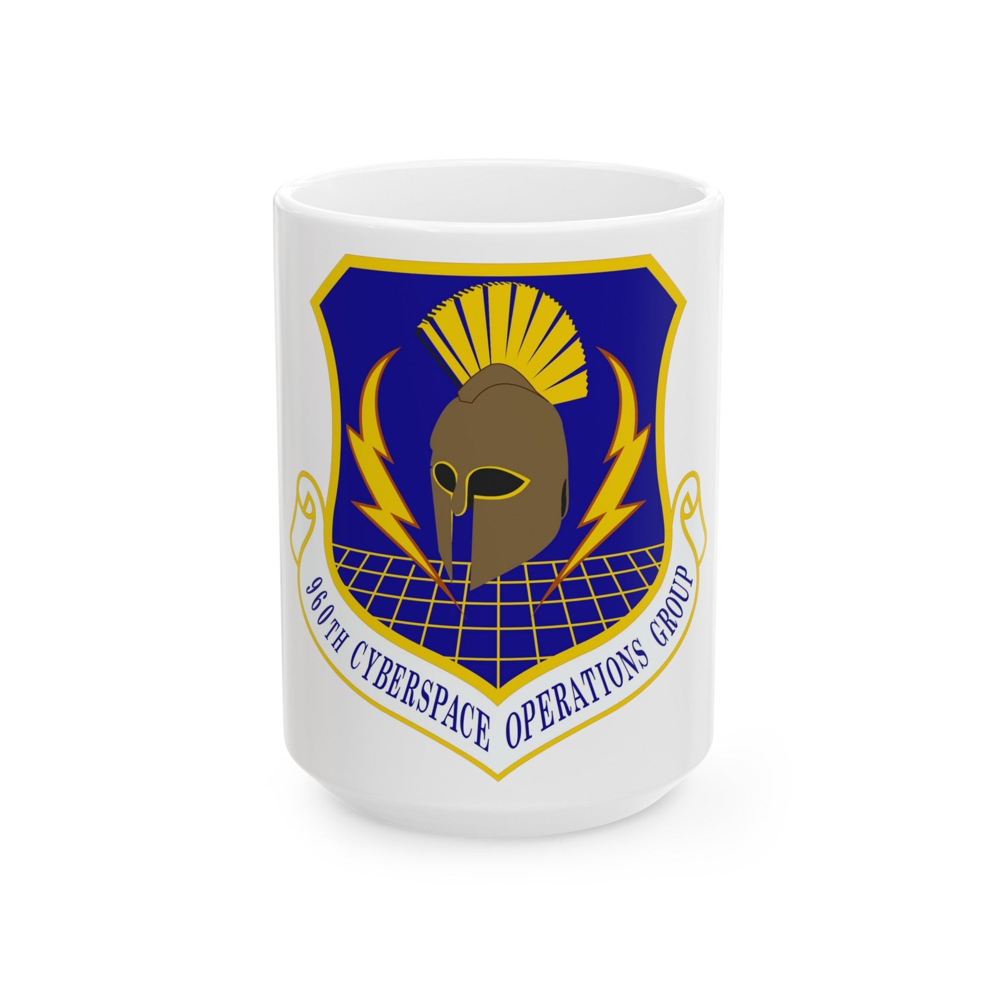 960th Cyberspace Operations Group (U.S. Air Force) White Coffee Mug-15oz-The Sticker Space
