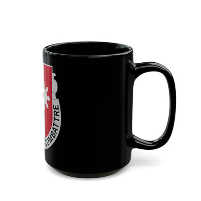 961 Engineer Battalion (U.S. Army) Black Coffee Mug-The Sticker Space