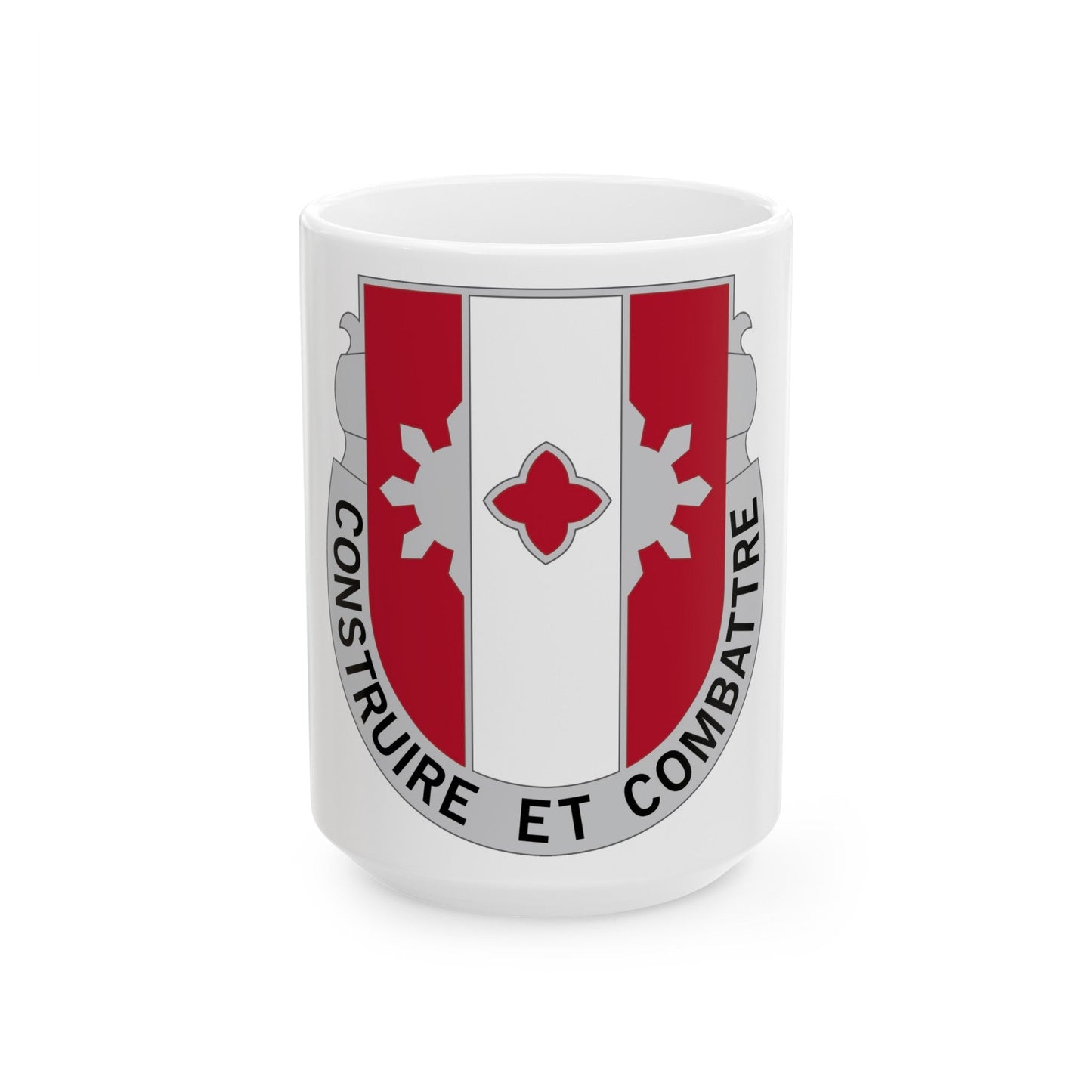 961 Engineer Battalion (U.S. Army) White Coffee Mug-15oz-The Sticker Space