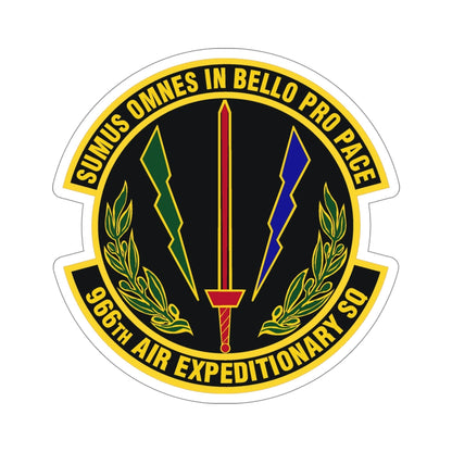 966th Air Expeditionary Squadron (U.S. Air Force) STICKER Vinyl Die-Cut Decal-5 Inch-The Sticker Space