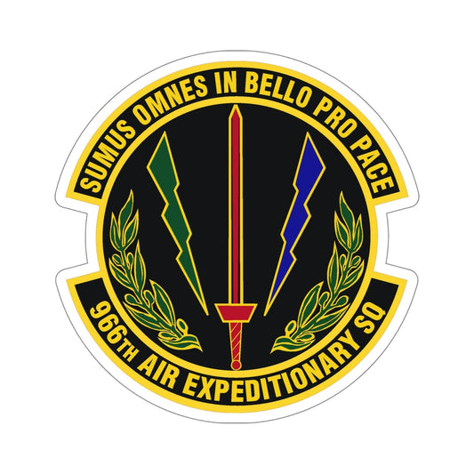 966th Air Expeditionary Squadron (U.S. Air Force) STICKER Vinyl Die-Cut Decal-6 Inch-The Sticker Space