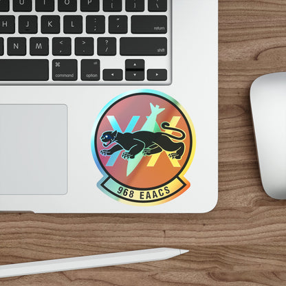968th Expeditionary Airborne Air Control Squadron (U.S. Air Force) Holographic STICKER Die-Cut Vinyl Decal-The Sticker Space