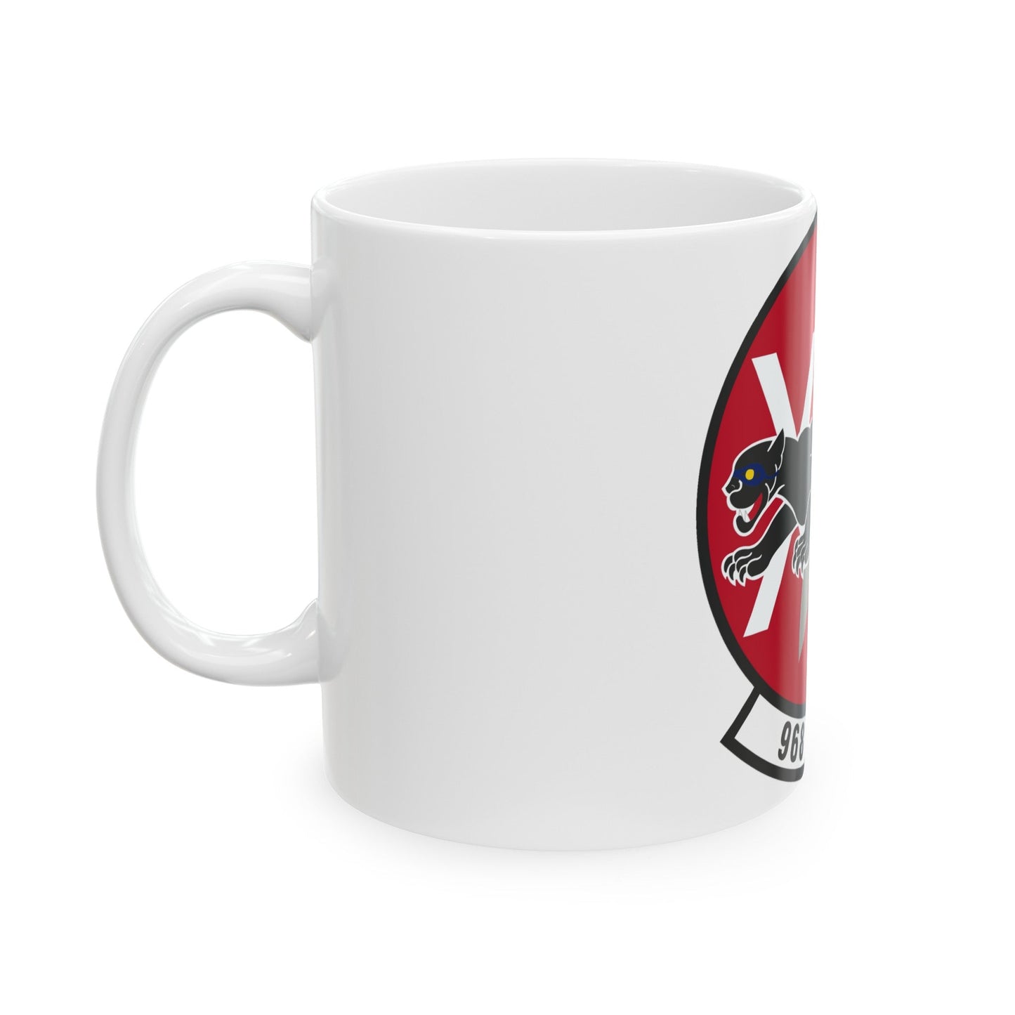 968th Expeditionary Airborne Air Control Squadron (U.S. Air Force) White Coffee Mug-The Sticker Space