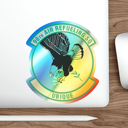 96th Air Refueling Squadron (U.S. Air Force) Holographic STICKER Die-Cut Vinyl Decal-The Sticker Space
