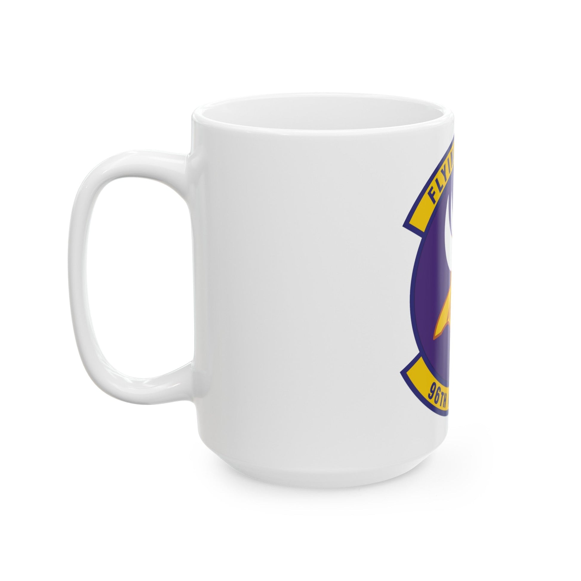 96th Airlift Squadron (U.S. Air Force) White Coffee Mug-The Sticker Space